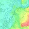 Malling topographic map, elevation, terrain