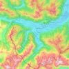 Gusinje Municipality topographic map, elevation, terrain