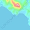 Masasa Beach topographic map, elevation, terrain