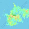 Dumaran Island topographic map, elevation, terrain