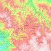 Province of Chota topographic map, elevation, terrain
