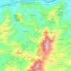 Turi topographic map, elevation, terrain