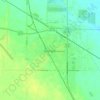 Carrington topographic map, elevation, terrain