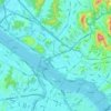 Mapo-gu topographic map, elevation, terrain