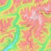 Parco Regionale dell'Adamello topographic map, elevation, terrain