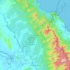 Distrito de Cémaco topographic map, elevation, terrain