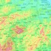 Anhua County topographic map, elevation, terrain