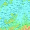 Wuhu topographic map, elevation, terrain