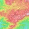 Bafang topographic map, elevation, terrain
