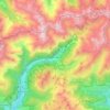 Valbondione topographic map, elevation, terrain
