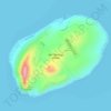 Mer Island topographic map, elevation, terrain