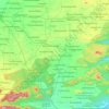 Pulicherla topographic map, elevation, terrain