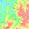 Orgères topographic map, elevation, terrain