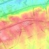 Paoli topographic map, elevation, terrain