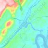 Dayton topographic map, elevation, terrain