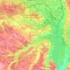 Vyshhorod Raion topographic map, elevation, terrain