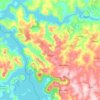 Timburi topographic map, elevation, terrain