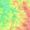 Polna topographic map, elevation, terrain