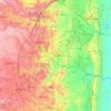 Eswatini topographic map, elevation, terrain