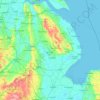 Lincolnshire topographic map, elevation, terrain