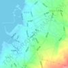 Hanrim-ri topographic map, elevation, terrain
