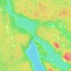 Upper Sturgeon Lake topographic map, elevation, terrain
