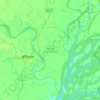 Kurigram Sadar Upazila topographic map, elevation, terrain