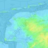 Landkreis Aurich topographic map, elevation, terrain