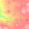 Jerome County topographic map, elevation, terrain