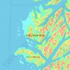 Isla Esmeralda topographic map, elevation, terrain