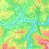 Crab Orchard topographic map, elevation, terrain