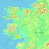 Connacht topographic map, elevation, terrain
