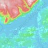 Whycocomagh Bay topographic map, elevation, terrain