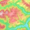 Kirchwald topographic map, elevation, terrain