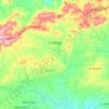 Casinhas topographic map, elevation, terrain