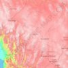 Zacatecas topographic map, elevation, terrain