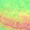 Karachay-Cherkessia topographic map, elevation, terrain