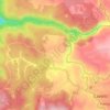 Anglas topographic map, elevation, terrain