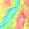 Interstate Park topographic map, elevation, terrain