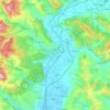 Aiud topographic map, elevation, terrain