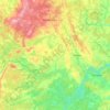 Kashinsky District topographic map, elevation, terrain