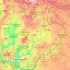 Bragança topographic map, elevation, terrain
