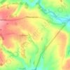 Cold Aston topographic map, elevation, terrain