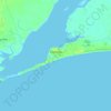 Охотск topographic map, elevation, terrain