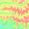 Rio Piracanjuba topographic map, elevation, terrain