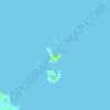 Cabog Island topographic map, elevation, terrain
