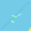 Cauit Island topographic map, elevation, terrain