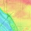 Dawson Park topographic map, elevation, terrain