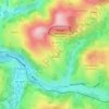 Biañez topographic map, elevation, terrain