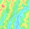 Itaberaba topographic map, elevation, terrain